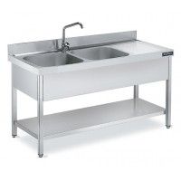 MUEBLE ESTANTERIA ACERO INOX MA1535 - MUEBLE ESTANTERÍA